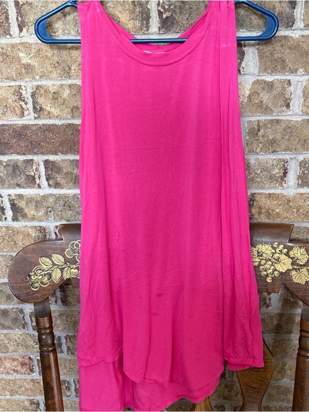 Zenana Outfitters Hot Pink Sleeveless Top
